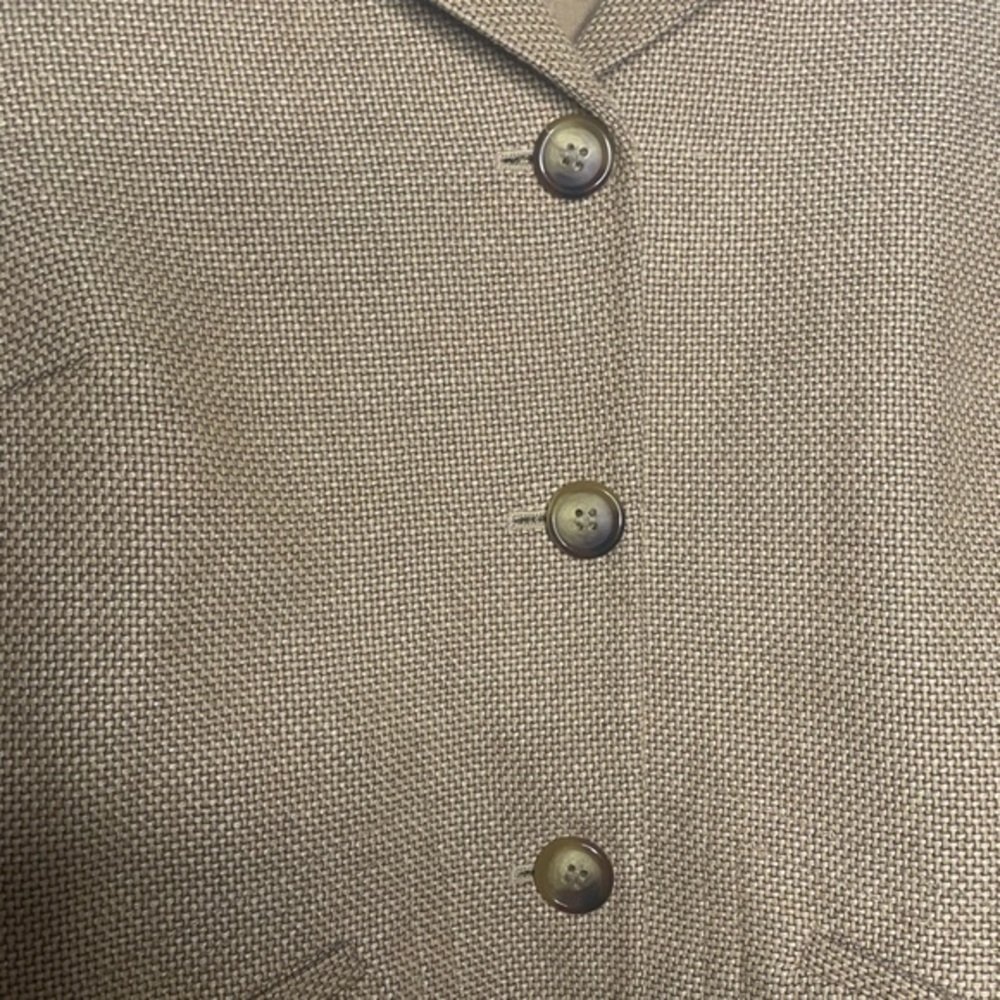 Anne Klein Lined Button Down Blazer Medium - image 5